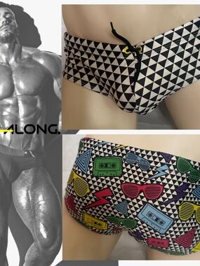 Along Swimsuit 36-40" waist Nylon/spandex Gently worn No size or fabric tags